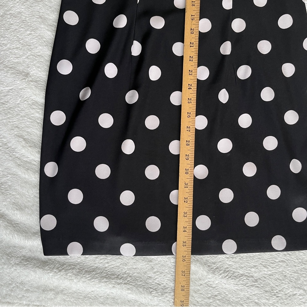 ALYX Polka Dot Dress Black and White Sleeveless Women’s Size 14 - Picture 5 of 9